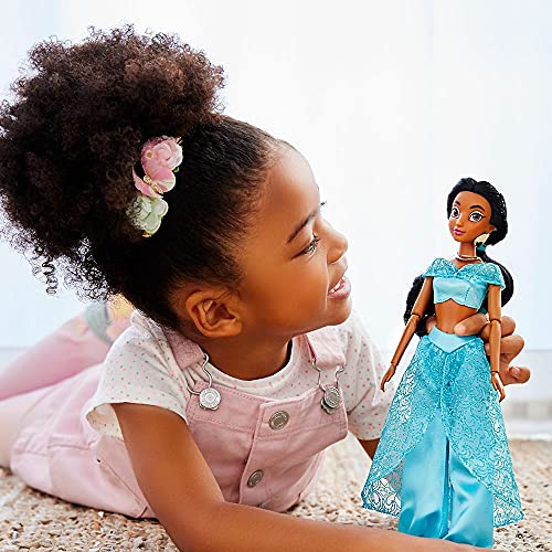Store Official Princess Classic Doll (Jasmine from Aladdin), 11 Inches, Includes Brush with Molded Details, Fully Posable Toy in Classic Outfit Princess Toys for Girls