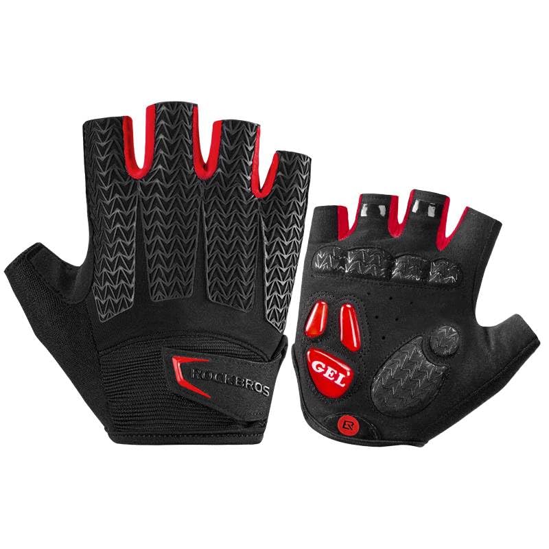 Road Cycling Gloves for Men Women Commuter Gloves Half Finger Biking Gloves with Gel Padded Shock Absorbing