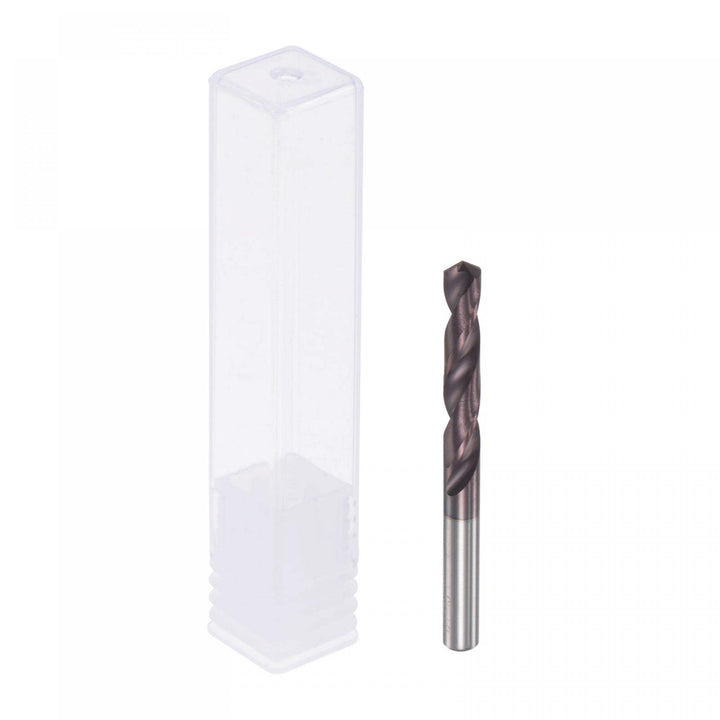 Carbide Twist Drill Bits 4mm, DIN K45 Tungsten Carbide AlTiSin Coated Jobber Drill Bits Straight Shank Drilling Cutter for Stainless Steel Alloy Steel