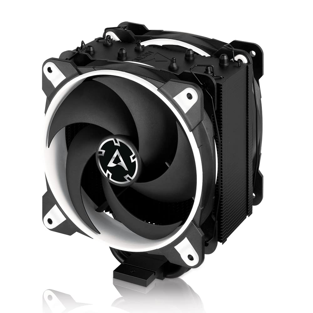 Freezer 34 Esports Duo - Tower CPU Cooler with BioniX P-Series case Fan in Push-Pull, 120 mm PWM Fan, for Intel and AMD, LGA1700 Compatible - White