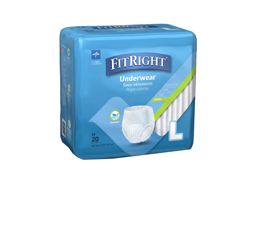 MSC13505A Protect Extra Protective Underwear, Large, (Pack of 4)