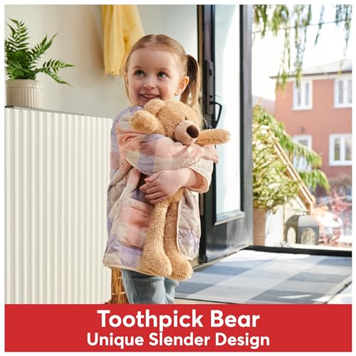 Toothpick, Classic Teddy Bear Stuffed Animal for Ages 1 and Up, Beige, 15”