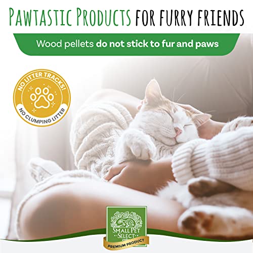 Premium Pine Pelleted Cat Litter, 100% All Natural Pellet Kitty Litter, Non Clumping Non Tracking Low Dust Litter Meant for Use with Sifting Litter Box, Made in USA, 25 lbs