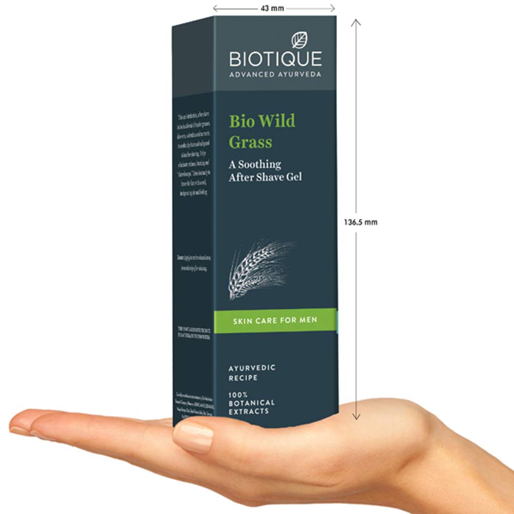 Bio Wild Grass A Soothing After Shave Gel For Men, 120Ml