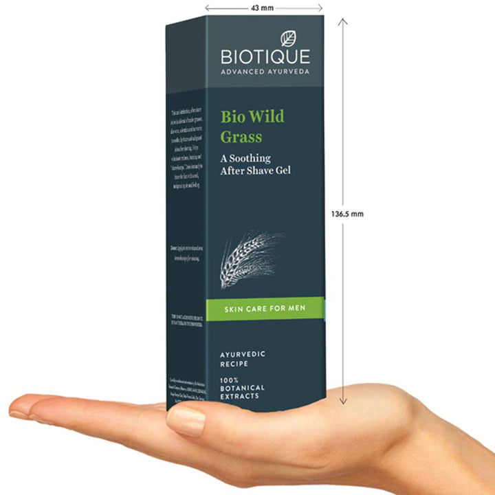 Bio Wild Grass A Soothing After Shave Gel For Men, 120Ml