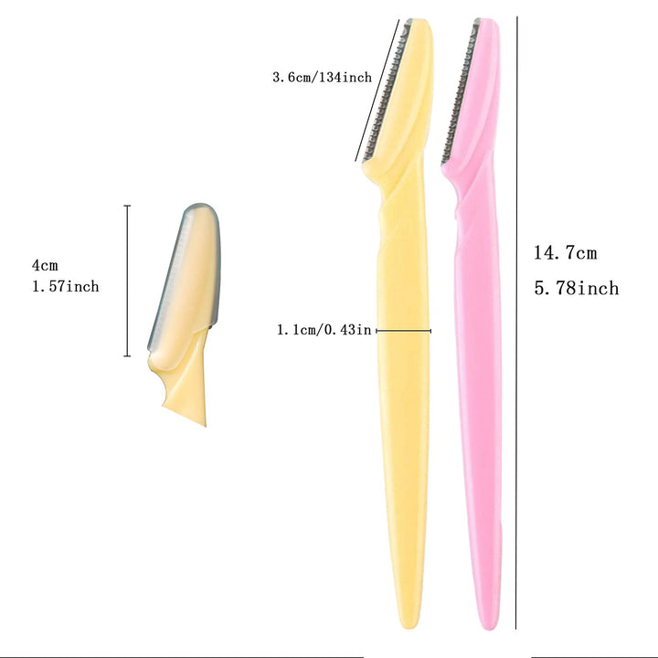 Eyebrow Razor, 20 Pcs Eyebrow Razors Multipurpose Exfoliating Dermaplaning Tool Trimming and Shaving Grooming Eyebrow Face Razor and Eyebrow Shaper For Women and Man