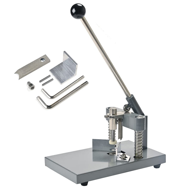 Corner Rounder Cutter Machine Paper Corner Punch, R6mm R10mm 1.2”/ 30mm Thickness Heavy Duty Commercial Card Cutter with Paper Holding Device for Office Business