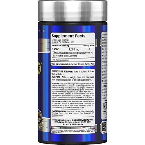 CLA95, 1,000 mg, 150 Softgels