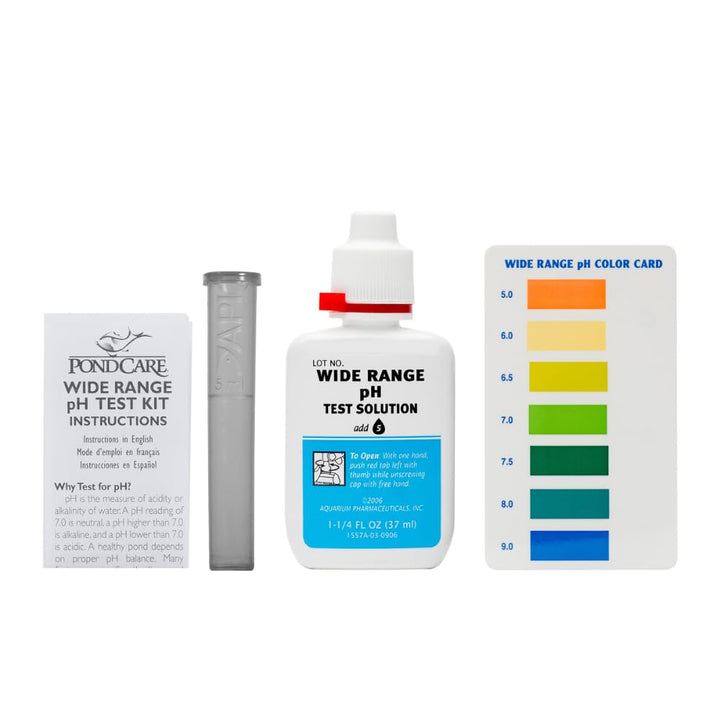 POND WIDE RANGE pH TEST KIT 160-Test Pond Water Test Kit