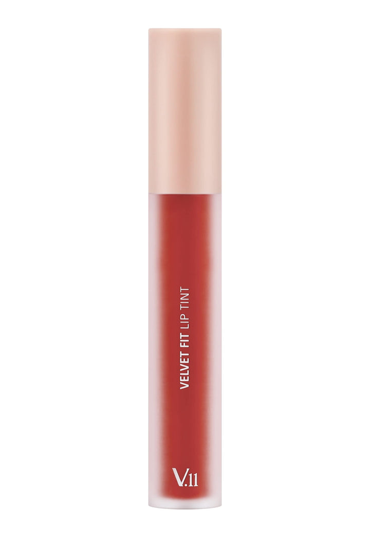 Velvet Fit Lip Tint (Blooming Red), Matte Finish, Hydrating with Hyaluronic Acid, Long Lasting, Smooth Texture, KBeauty (0.16 fl oz)
