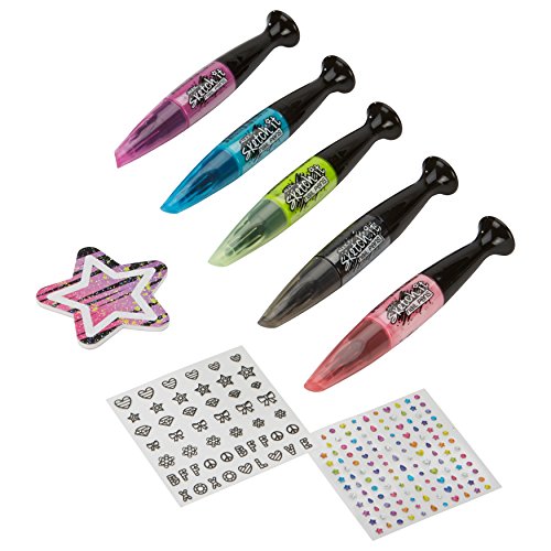 Toys Sketch It Nail Pens Salon Girls Fashion Activity, Sketch and Paint, Create Long Lasting Looks with Beautiful Nail Polish, For Ages 8 and up