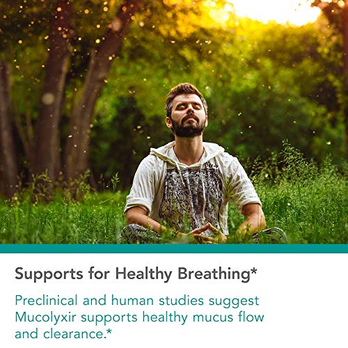 Mucolyxir Supplement - Mucus Clearance from Lungs, Mucus Relief, Microdose DNA, Wild Pacific Salmon, Liquid Drops - 0.4 Fl Oz