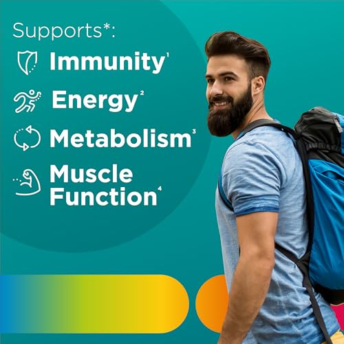 Men's Multivitamin Gummies, Tropical Fruit Flavors Made from Natural Flavors, 100 Count, 50 Day Supply