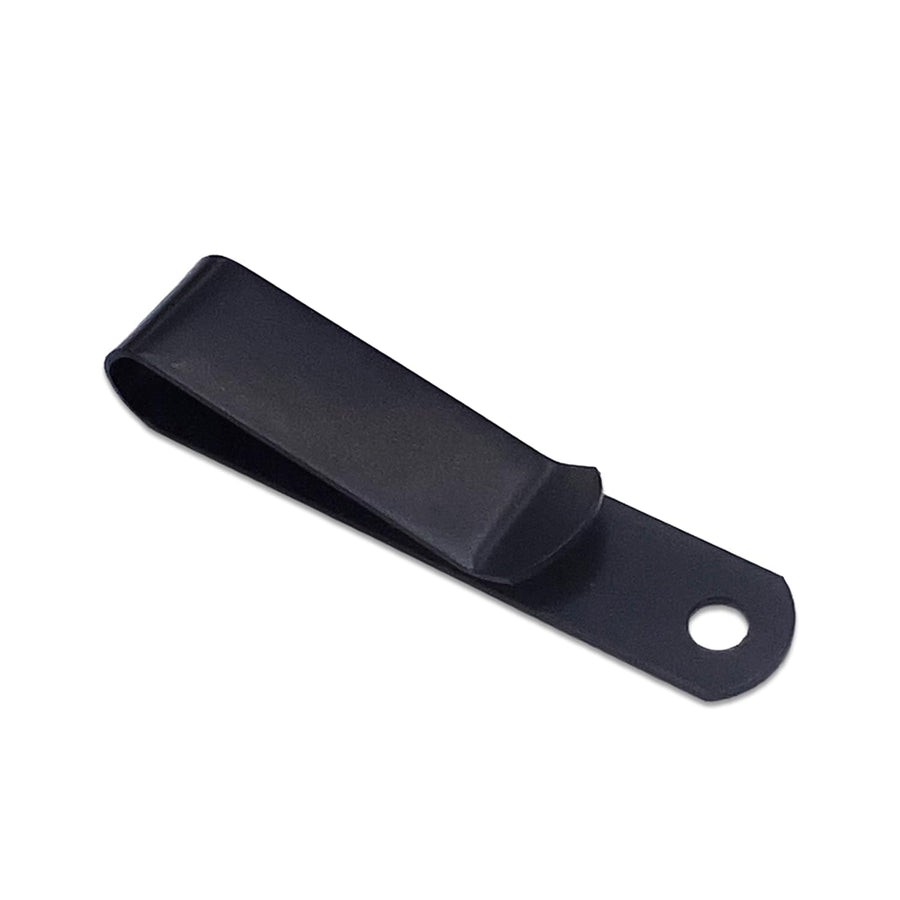 10 Pcs Belt Clip for Leather Craft Spring Holster Hook Buckles Metal 2(52mm) X 0.43(11mm) Black
