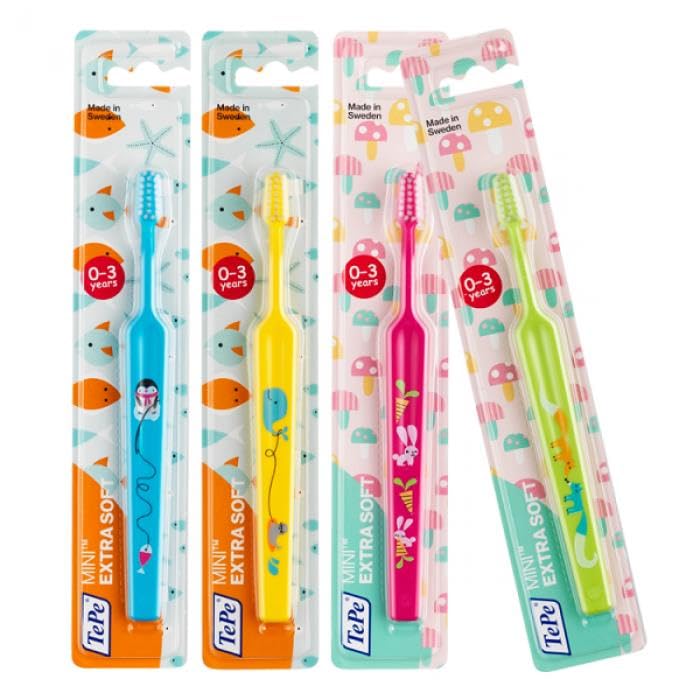 TePe Mini Toothbrush- Colors and Designs May Vary