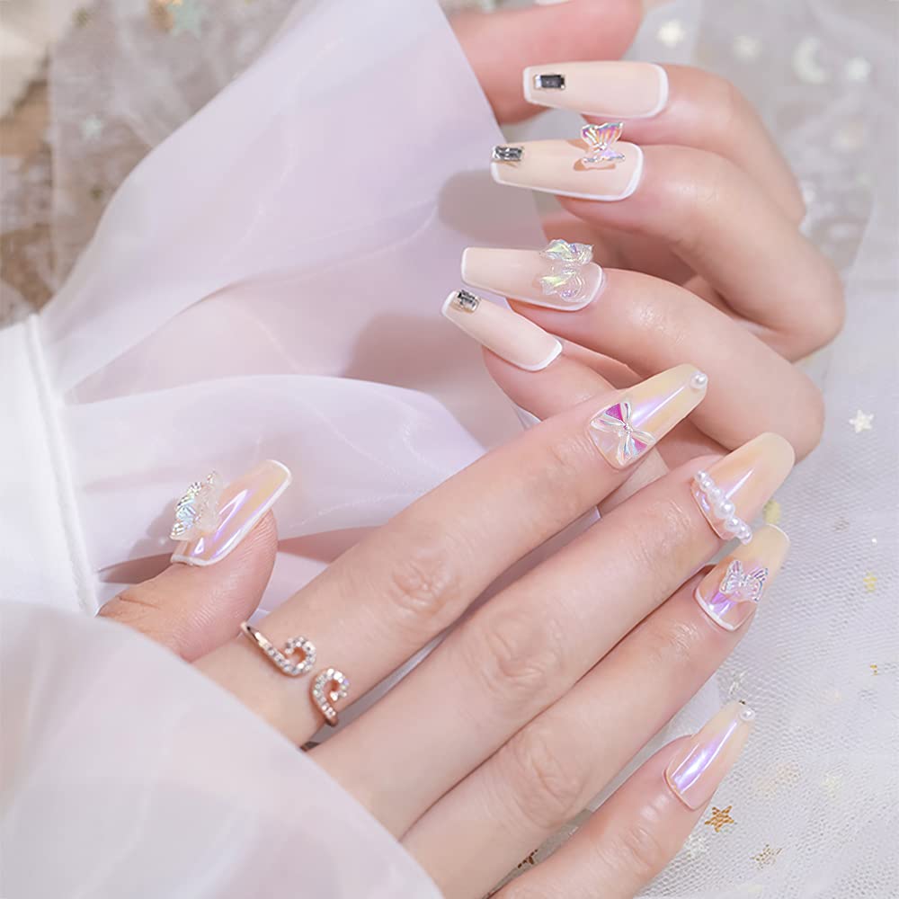 102pcs 3D Resin Bow Nail Decoration, Butterfly Bowknot Nail Charms, Flatback Bow Nail Art Designs, 13 Styles DIY Colorful Bow Nails Jewelry (Bows Only)