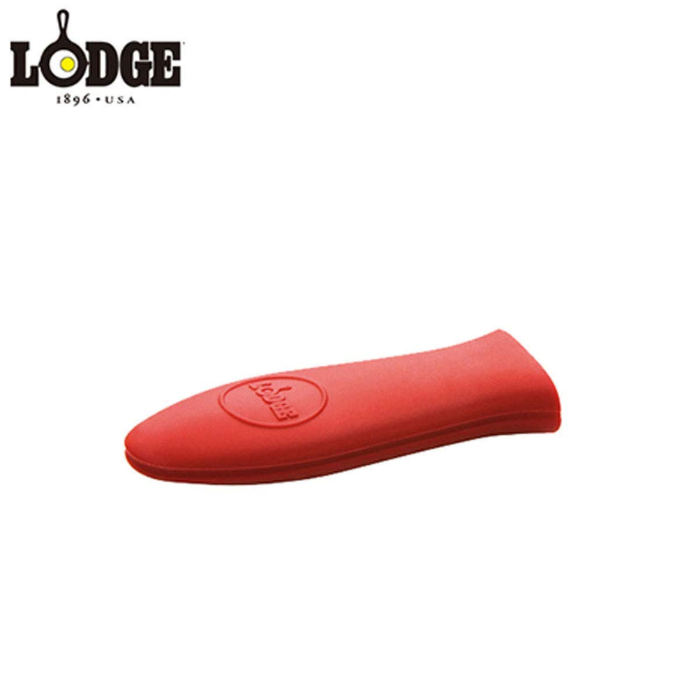 Silicone Mini Hot Handle Holder - Dishwasher Safe Mini Hot Handle Holder Designed for Cast Iron Skillets 8 Inches or Smaller w/ Keyhole Handle - Reusable Heat Protection Up to 500° - Red