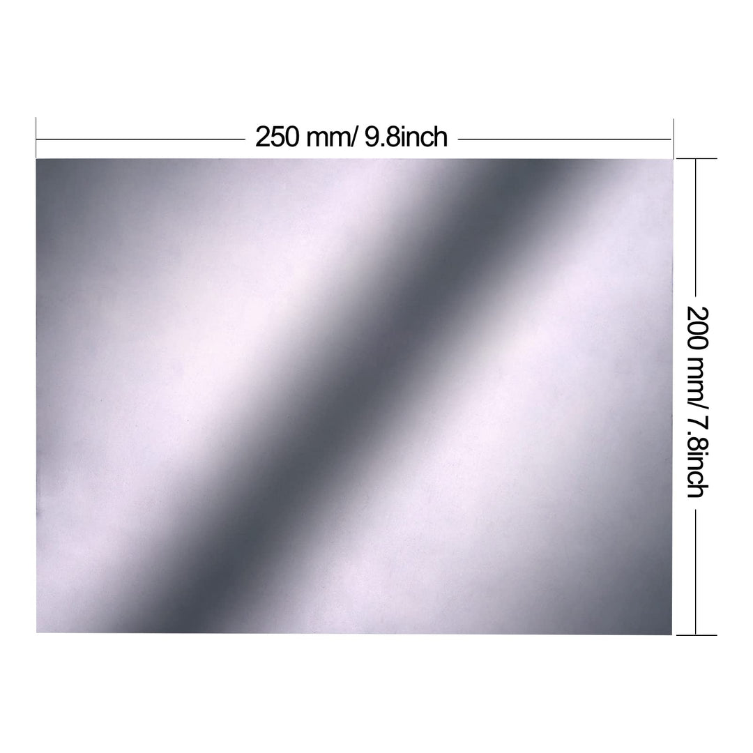Graphite Flexible Foil Gasket Sheet, 0.5mm x 200mm x 250mm, 99.5% Flexible Graphite Sheet, 5PCS