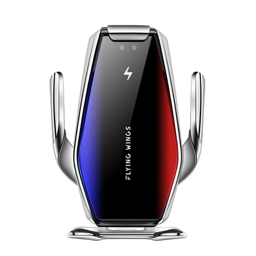 Wireless Car Charger Mount, Infrared Sensor Automatic Clamping Mount 15W Fast Wireless Car Phone Holder for Apple iPhone 14/13/12/11/Pro/X/XR/XS, Sensor Air Vent Cell Phone Car Mount for Samsung