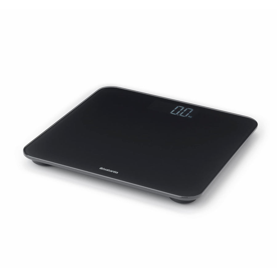 Renew Digital Bathroom Weighing (Dark Gray) Battery-Powered Personal Body Weight Scales with Backlit LED Display