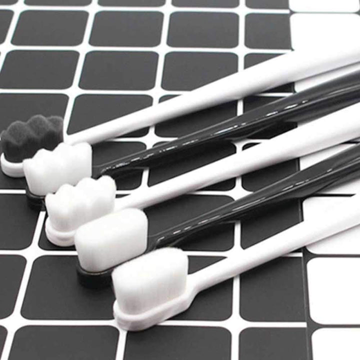 12000 Micro-Nano Hairy Bristles Toothbrush Ergonomic Handle Dental Oral Care Teeth Cleaning for Sensitive teeth and Pregnant Woman Postpartum
