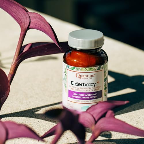 Health Elderberry+ Lozenges|Raspberry|Provides Powerful Immune Support|Formulated with Echinacea and Vitamin C|36 Count