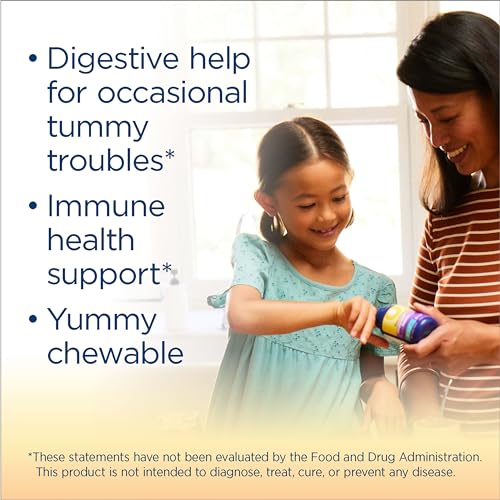 Kids Probiotic Gummies, Supports Digestive & Immune Health, Soy, Dairy & Gluten Free, Berry, 60 Chewable Tablets