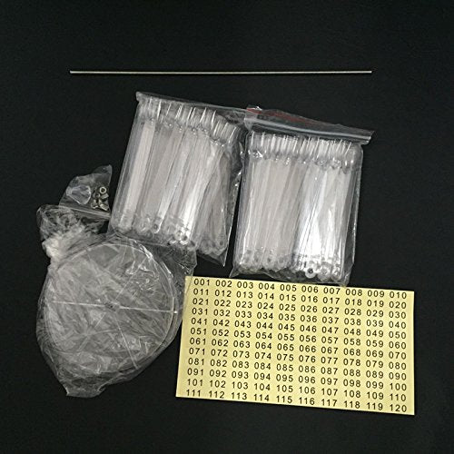 120 Sticks Nail Art Color Chart Display Stand Spiral False Nails Display Shelf Practice Tools For Solon Nails Polish Gel Show (Clear)