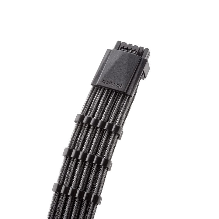 C-Series Pro ModMesh Sleeved 12VHPWR PCI-e Cable for Corsair (Carbon, 16-pin to Triple 8-pin, 600mm)