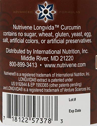 Curcumin, Longvida™ (500 mg, 60 Capsules)