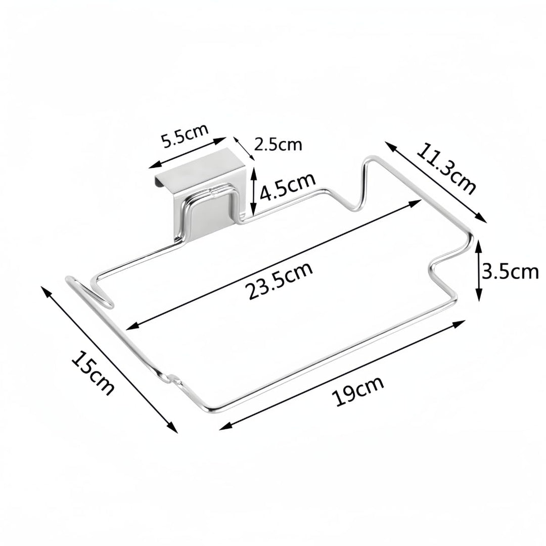 Stainless Steel Hanging Garbage Bags Storage Organizer Rack Stainless Steel Trash Bag Holder