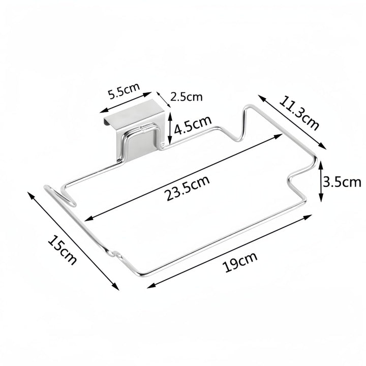 Stainless Steel Hanging Garbage Bags Storage Organizer Rack Stainless Steel Trash Bag Holder