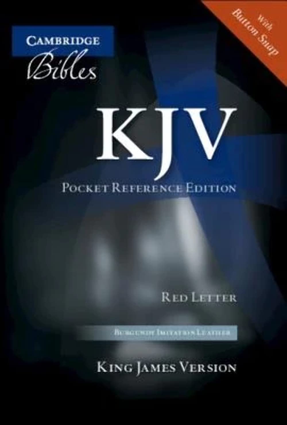 KJV Pocket Reference Bible, Burgundy Imitation Leather with Flap Fastener, Red-letter Text, KJ242:XR Burgundy Imitation Leather, with Flap Fastener: ... Snap Fastener, Pocket Reference Edition