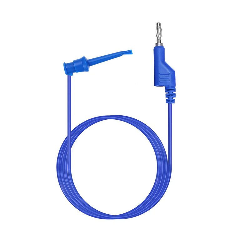39 Inch Multimeter Test Lead Set - 5 Pcs Stackable Banana Plug to Test Hook Wire Cable Kit with Protective, Flexible Wire Leads for Electrical Testing 500V/5A