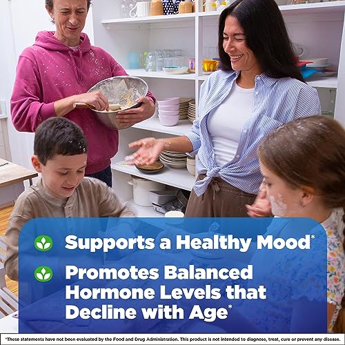 Mood & Stress DHEA 25mg With Calcium, Dietary Supplement for Balance of Certain Hormone Level and Mood Support, 300 Tablets, 300 Day Supply