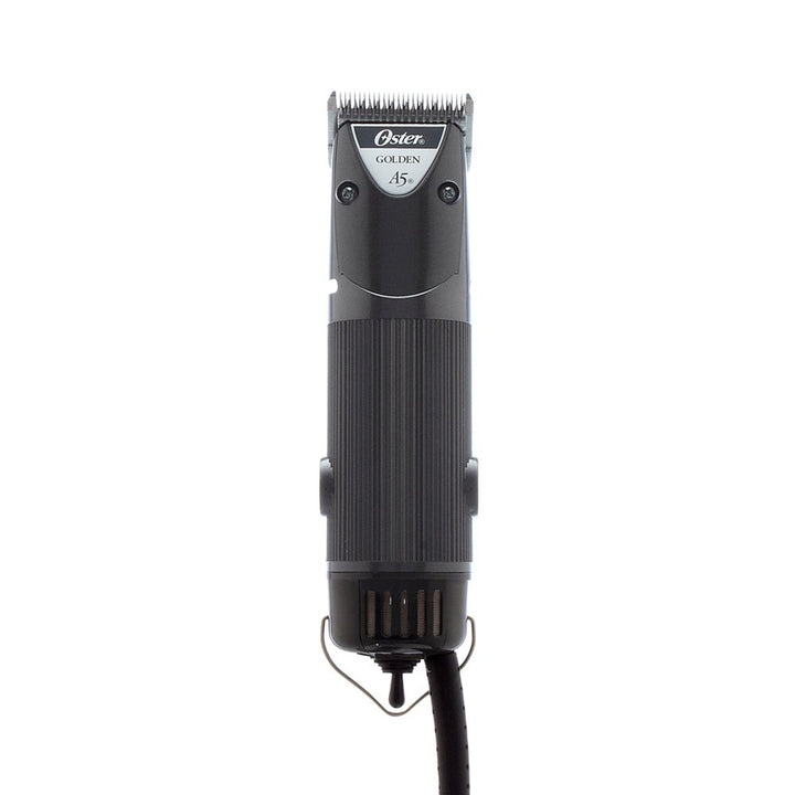 Golden A5 Two-Speed Animal Grooming Clippers with Detachable CryogenX Size 10 Blade (078005-140-002), Black