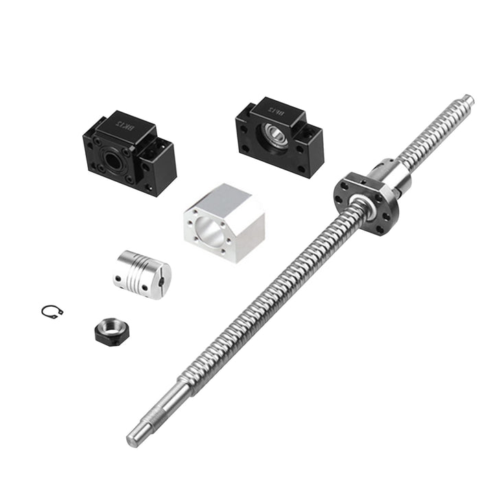 ANWOK Ball Screw SFU1605-400mm-C7 BallScrews with A Ball Nut and Machining Antibacklash for CNC with BK10/BF10 Standard End Machining, Length 15.74 inch/400mm