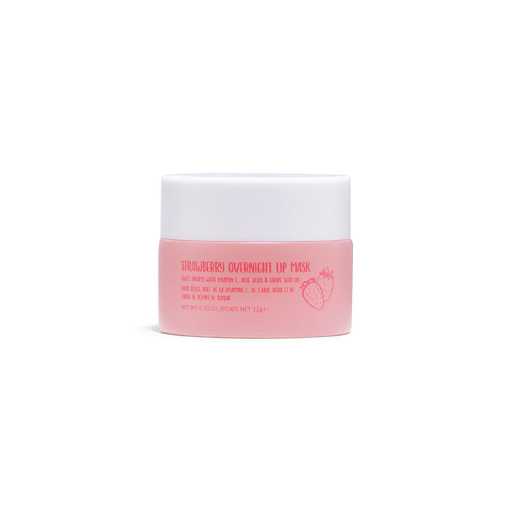 | Sweet Dreams Overnight Lip Mask | Soothing Strawberry Lip Mask For Sore, Dry Lips | Contains Vitamin E, Aloe Vera and Grape Seed Oil | Cruelty Free, Vegan Skincare Makeup