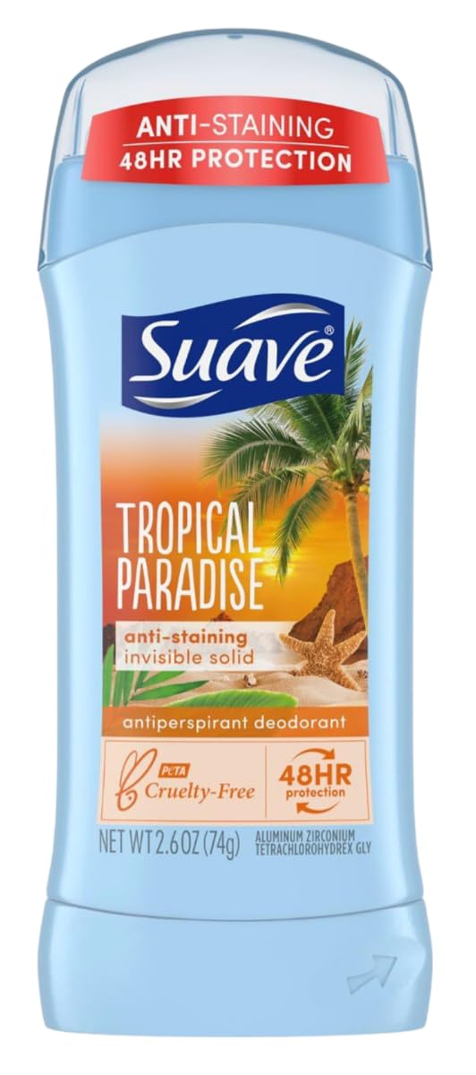 Deodorant 2.6 Ounce 24Hr Tropic Paradise Invis. Solid (76ml) (2 Pack)