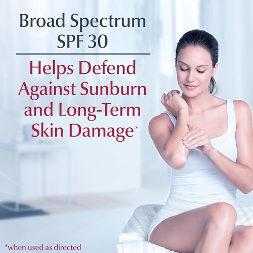 Daily Hydration Broad Spectrum SPF 30 Sunscreen Body Cream for Dry Skin, Fragrance Free Sunscreen Moisturizer, 8 Oz Tube