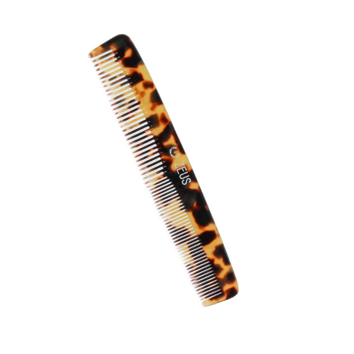 Handmade Saw Cut Beard Comb, Tortoiseshell