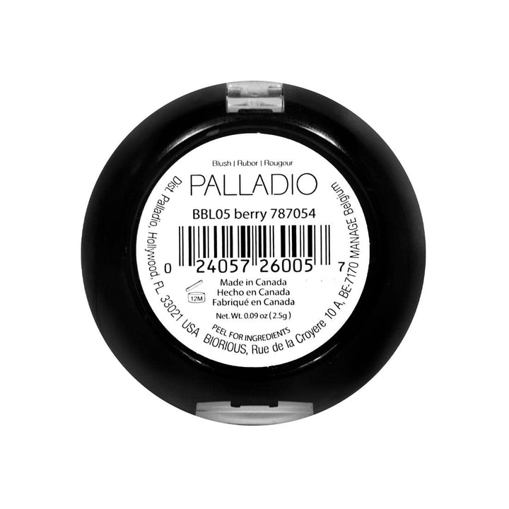 PALLADIO BEAUTY BAKED BLUSH - BERRY, 0.09 oz (2.5 g)