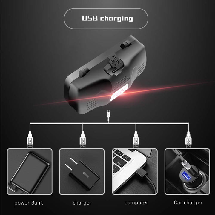 Hunting Headlamp Red Light Rechargeable, 1000 Lumens Red LED Head Light Zoomable Red Light Headlamp Waterproof 3 Modes for Coon Hog Coyote Varmint Hunting, Astronomy, Stargazing