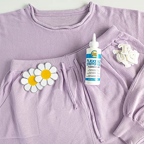 Aleene's AR70-2 Flexible Stretchable Fabric Glue, 4 oz., Multicolor
