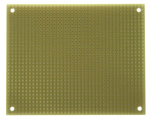 ST2. Traditional Stripboard Pattern Prototyping Circuit Board, 100 mm W x 80 mm L x 1/16 T