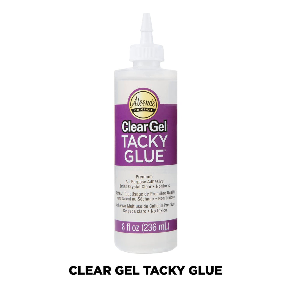 Clear Gel Tacky Glue, 8 oz, 8 FL OZ - 3 Pack, 24