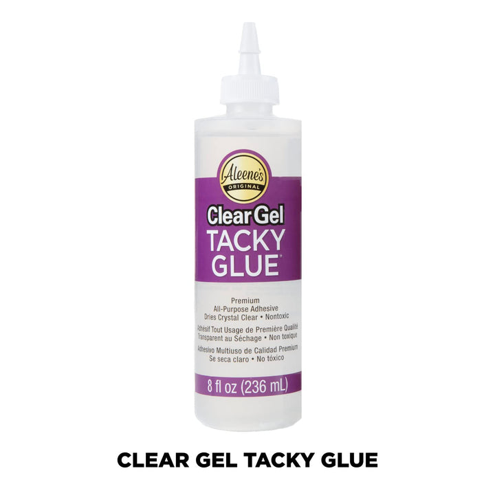 Aleene's Clear Gel Tacky Glue, 8 oz, 8 FL OZ - 3 Pack, 24
