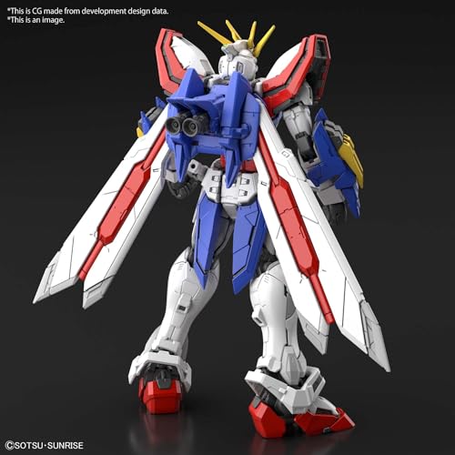 Bandai Hobby - Mobile Fighter G Gundam - #37 God Gundam, Bandai Spirits RG 1/144 Model Kit