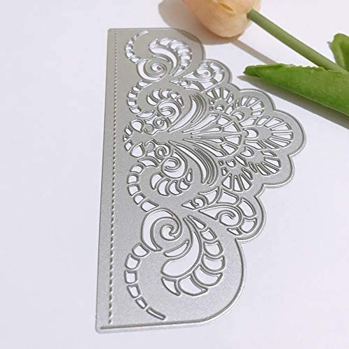 Lace Shape Cutting Dies, Letmefun Metal Cutting Dies Stencils New 2019 Flower Border Crafts Die Cuts for DIY Scrapbooking Paper Cards Decorations Embossing