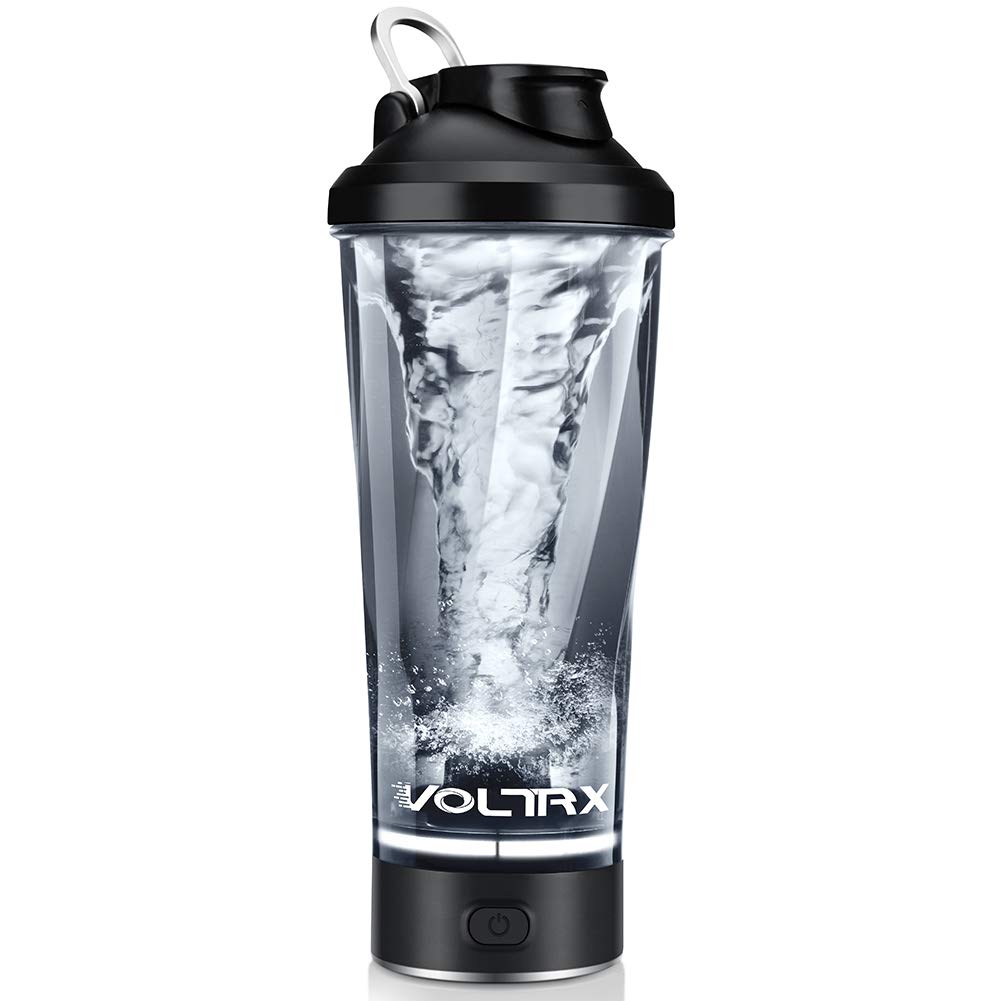 Premium Electric Protein Shaker Bottle, Made with Tritan - BPA Free - 24 oz Vortex Portable Mixer Cup/USB Rechargeable Shaker Cups for Protein Shakes